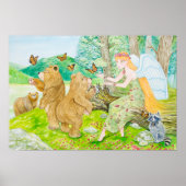 « Spring Forêts » Poster (Devant)