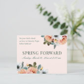 Spring Forward Business Realtor Mailer Briefkaart (Staand voorkant)
