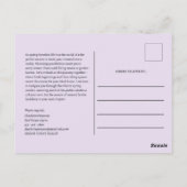 Spring Forward vastgoedmarketing Briefkaart (Achterkant)