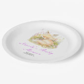 Spring Fox Baby shower Papieren Bordje (Gekanteld)