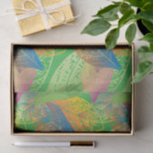 Spring Fresh Green Leaves Pattern Tissuepapier (Geschenk)