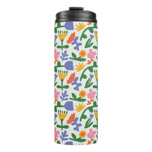 Spring Fun Floral Thermosbeker (Voorkant)