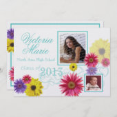 Spring Garden Afstuderen Twin Foto Kaart (Voorkant / Achterkant)