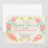 Spring Garden Bloemen Bruids Douche Uitnodiging (Voorkant / Achterkant)