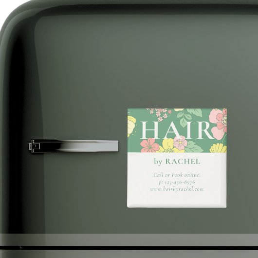 Spring Garden Boho Bloemenmarketing Magneet