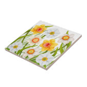Spring Garden Daffodil Flowers Tile Tegeltje (Zijkant)