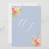 Spring Garden Floral Wedding Invitation (Dos)