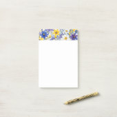Spring Garden Flowers Elegante  Bloemen Post-it® Notes (Op bureau)
