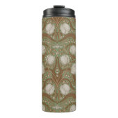 Spring Garden flowers on sage Thermosbeker (Voorkant)