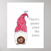 Spring Garden Gnome Poster (Voorkant)