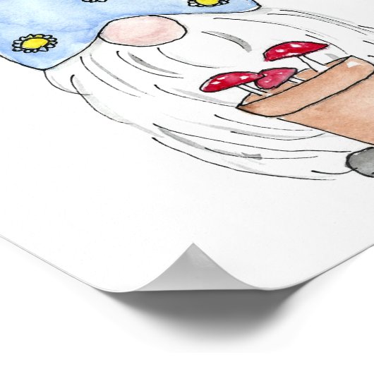 Spring Garden Gnome Poster (Hoek)