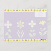 Spring Garden Happy Birthday Briefkaarten (Achterkant)