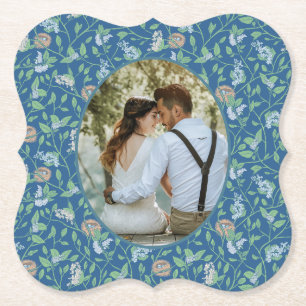 Spring Garden Moeder Day Robin Nest Queen Foto Kartonnen Onderzetters