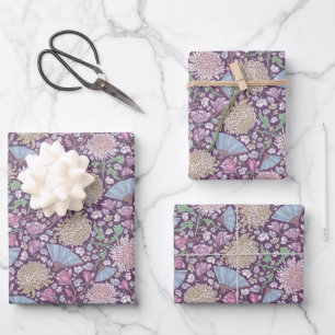 Spring Garden Moederdag Chrysanthemum Mum Japan Inpakpapier Vel