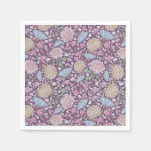 Spring Garden Moederdag Chrysanthemum Mum Japan Servet (Voorkant)