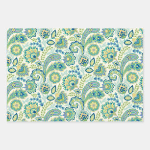 Spring Garden Paisley Inpakpapier Vel