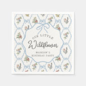 Spring Garden Party Pastel Bloemen Verjaardagsfees Servet (Voorkant)