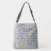 "SPRING GARDEN SPROUTS" Kleurrijke Canvas tas (Achterkant)