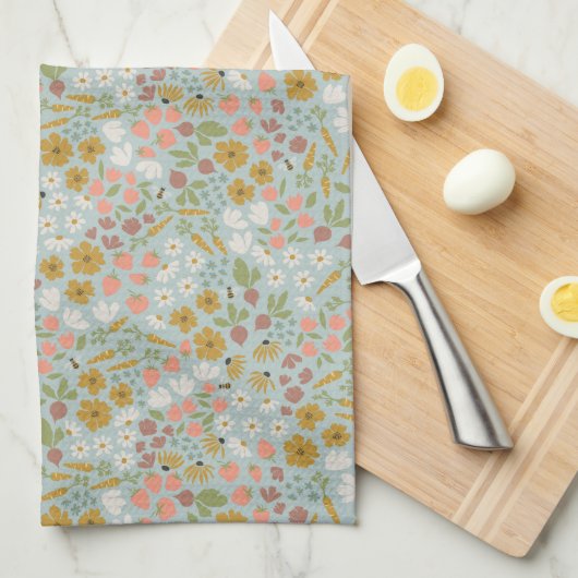 Spring Garden Theedoek (Quarter Fold)