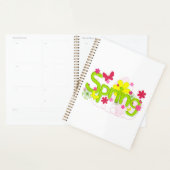 Spring Garden Typography Flowers Butterflies (Devant avec enveloppe)