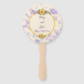 Spring Garden Wedding Cream Handwaaier (Voorkant)