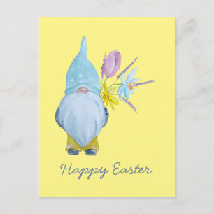 Spring Gnome Happy Pasen Briefkaart