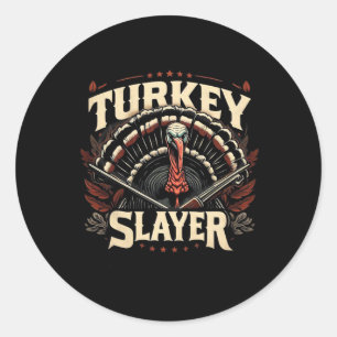 Spring Gobbler non camouflage Turkije Slayer Turki Ronde Sticker