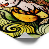 Spring Goddess Tulip Art Poster (Hoek)