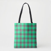 Spring Green and Finlandia Plaid Draagtas (Voorkant)