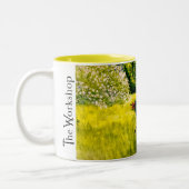 Spring Green Bicycle Floral Pastoral Mok (Links)