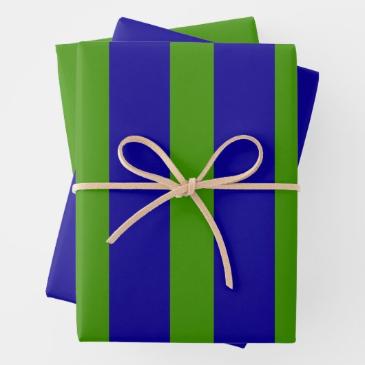 Spring Green en Blue Inpakpapier Vel (In situ)