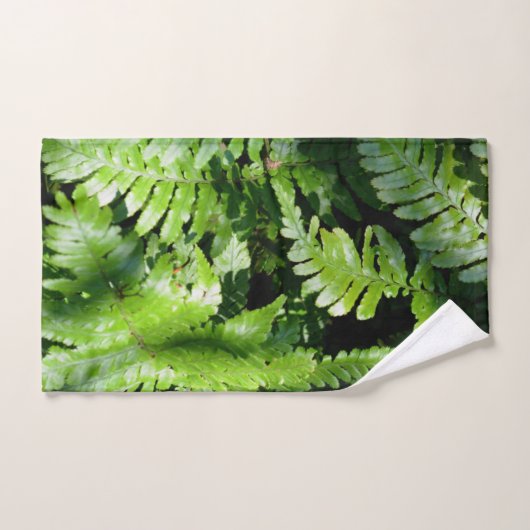 Spring Green Ferns Bad Handdoek (Handdoek)