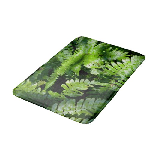 Spring Green Ferns Badmat (Gekanteld)