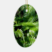 Spring Green Ferns boho botanisch Keramisch Ornament (Rechts)
