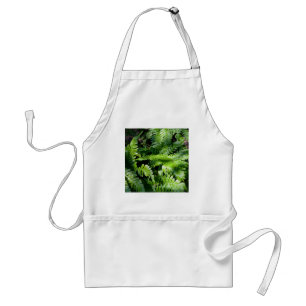 Spring Green Ferns boho botanisch Standaard Schort
