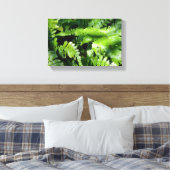 Spring Green Ferns Canvas Afdruk (Insitu (Slaapkamer))