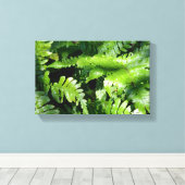 Spring Green Ferns Canvas Afdruk (Insitu (Houten vloer))