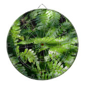 Spring Green Ferns Dartbord (Voorkant)