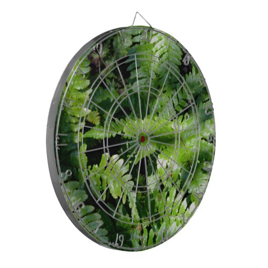 Spring Green Ferns Dartbord (Voorkant Links)