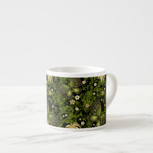 Spring Green-Gold Pattern Espresso Kop