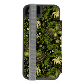 Spring Green-Gold Pattern Incipio iPhone Portemonnee Hoesje (Agenda Achterkant)