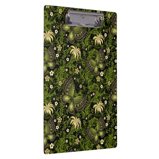 Spring Green-Gold Pattern Klembord (Rechts)