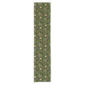 Spring Green-Gold Pattern Korte Tafelloper (Voorkant)