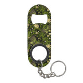 Spring Green-Gold Pattern Mini Flessenopener (Achterkant)