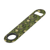 Spring Green-Gold Pattern Speed Flessenopener (Voorkant Gekanteld)