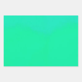 Spring Green Gradient  Inpakpapier Vel