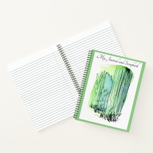 Spring Green Journal / Scrapbook / Notebook (Intérieur)