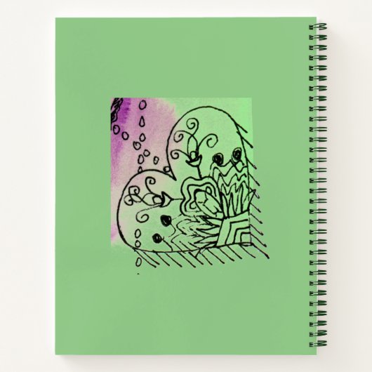 Spring Green Journal / Scrapbook / Notebook (Dos)