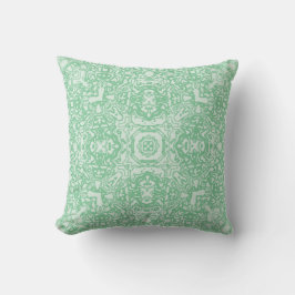 Spring Green Maze Kaleidoscope Pillow Kussen