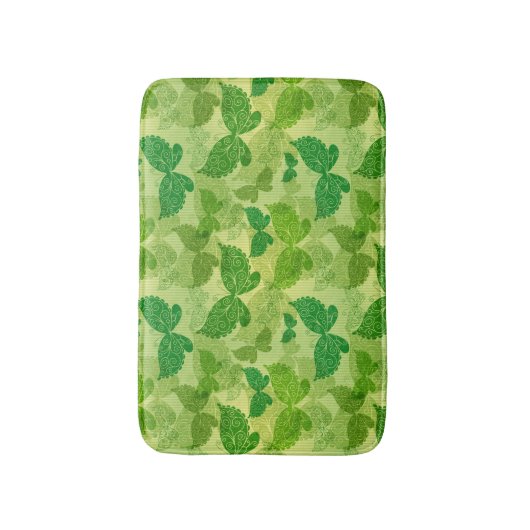 Spring Green Pattern Badmat (Voorkant Verticaal)